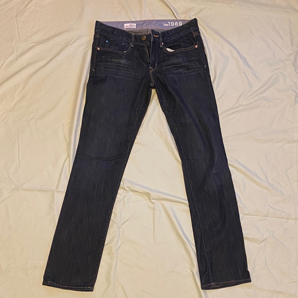 GAP Women's Dark Indigo Skinny Jeans
